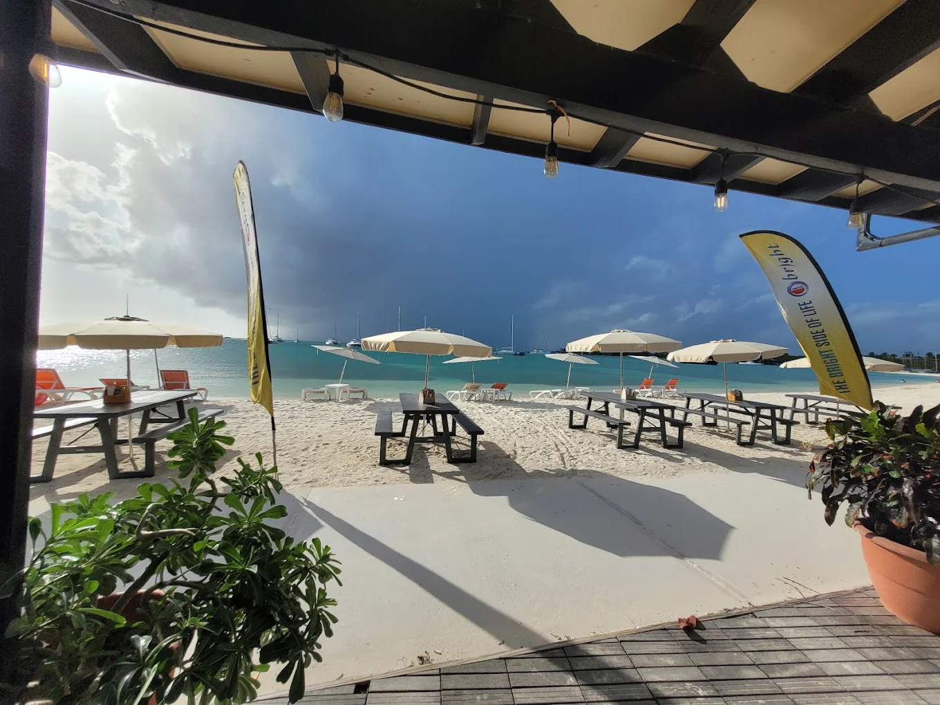 Beach Day at Surfside Beach Bar Aruba