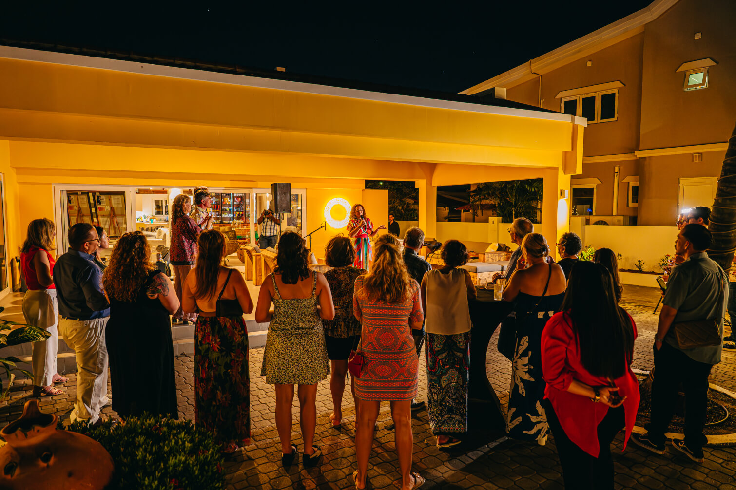 Belva Award Ceremony honoring emerging artists in Aruba