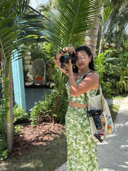 Podcast recording with local Aruba creatives at Boardwalk Boutique Hotel