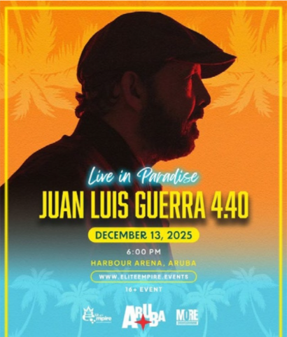 Juan Luis Guerra A Night in Paradise concert in Aruba