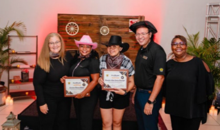 Staff members enjoying De Palm Tours quarterly recognition celebration