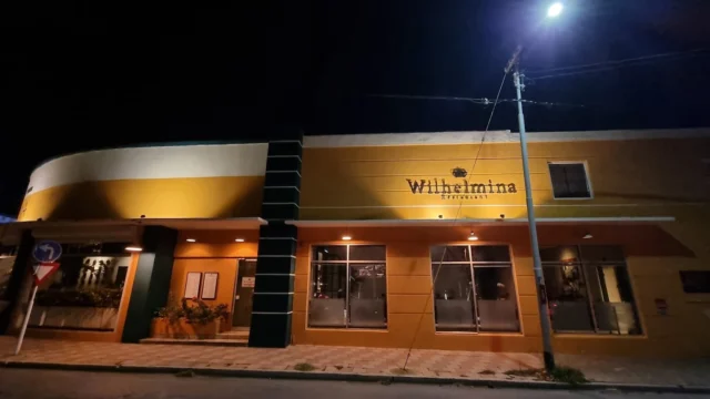 Wilhelmina Restaurant Downtown Oranjestad