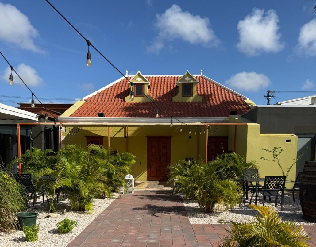 Colonial houses Oranjestad Aruba