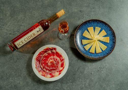 Artisanal cheese paired with cider at Radisson Blu Aruba Cider Bar