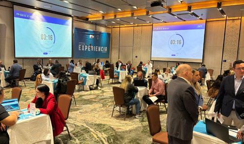 ourism professionals attending Aruba business roundtable meeting at ANATO 2026 in Bogotá